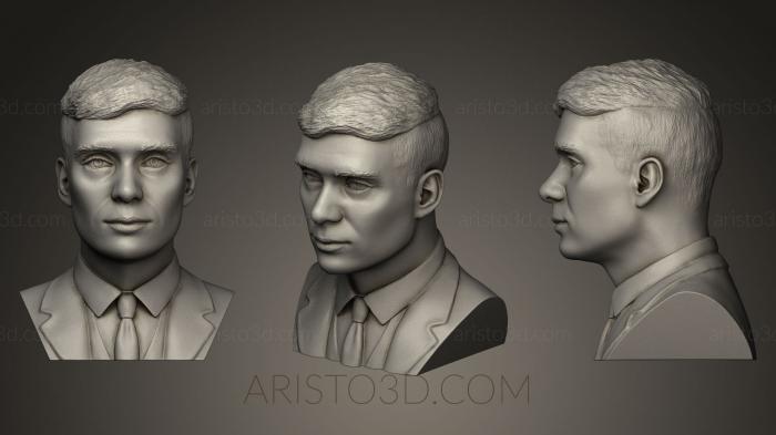 Busts and bas-reliefs of famous people (BUSTC_0616) 3D model for CNC machine